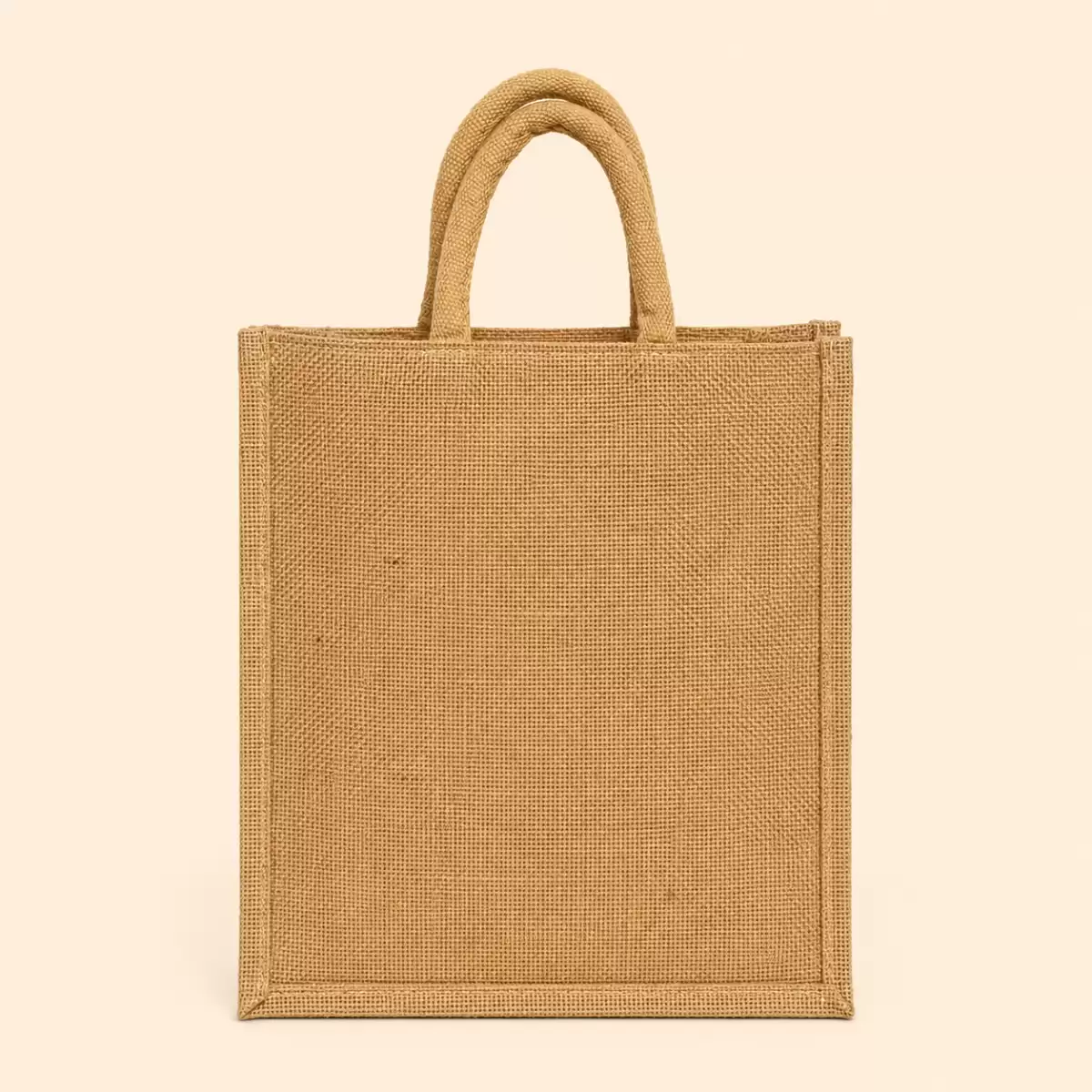 Brown Lunch Jute Bag