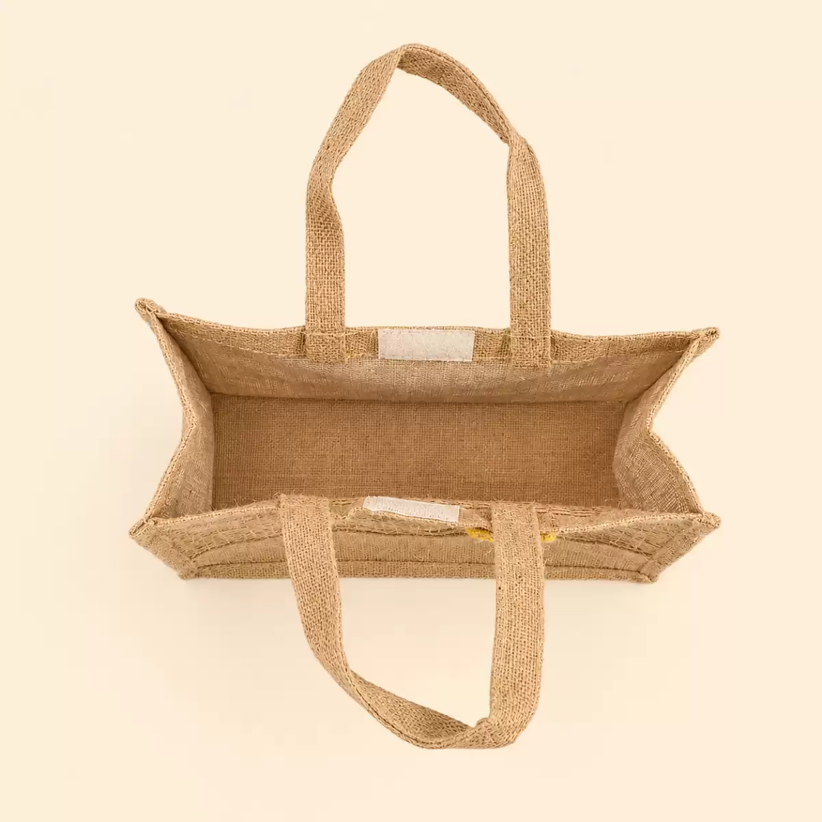 Brown Jute Hand Bag
