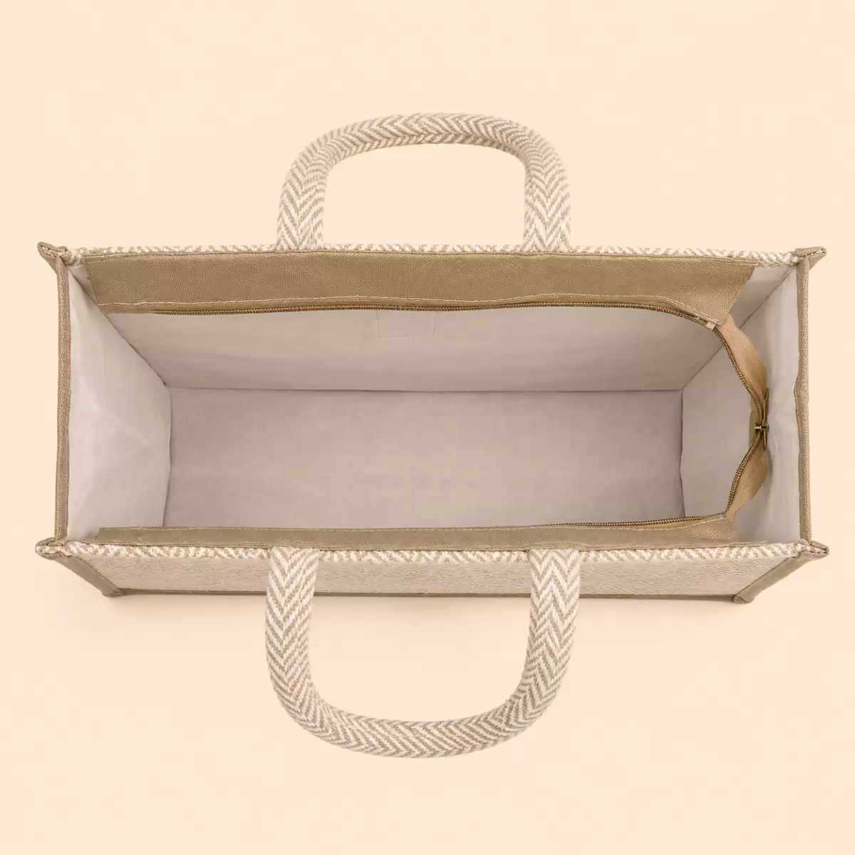 Gray Hemp Shopping Bag