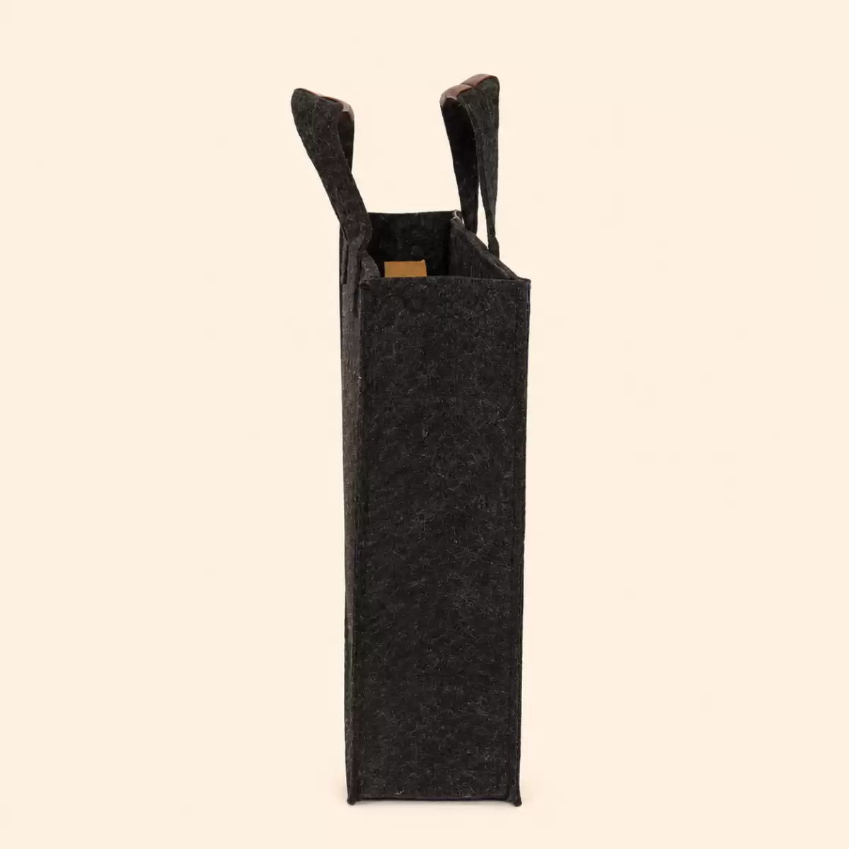 Black Jute Laptop Bag