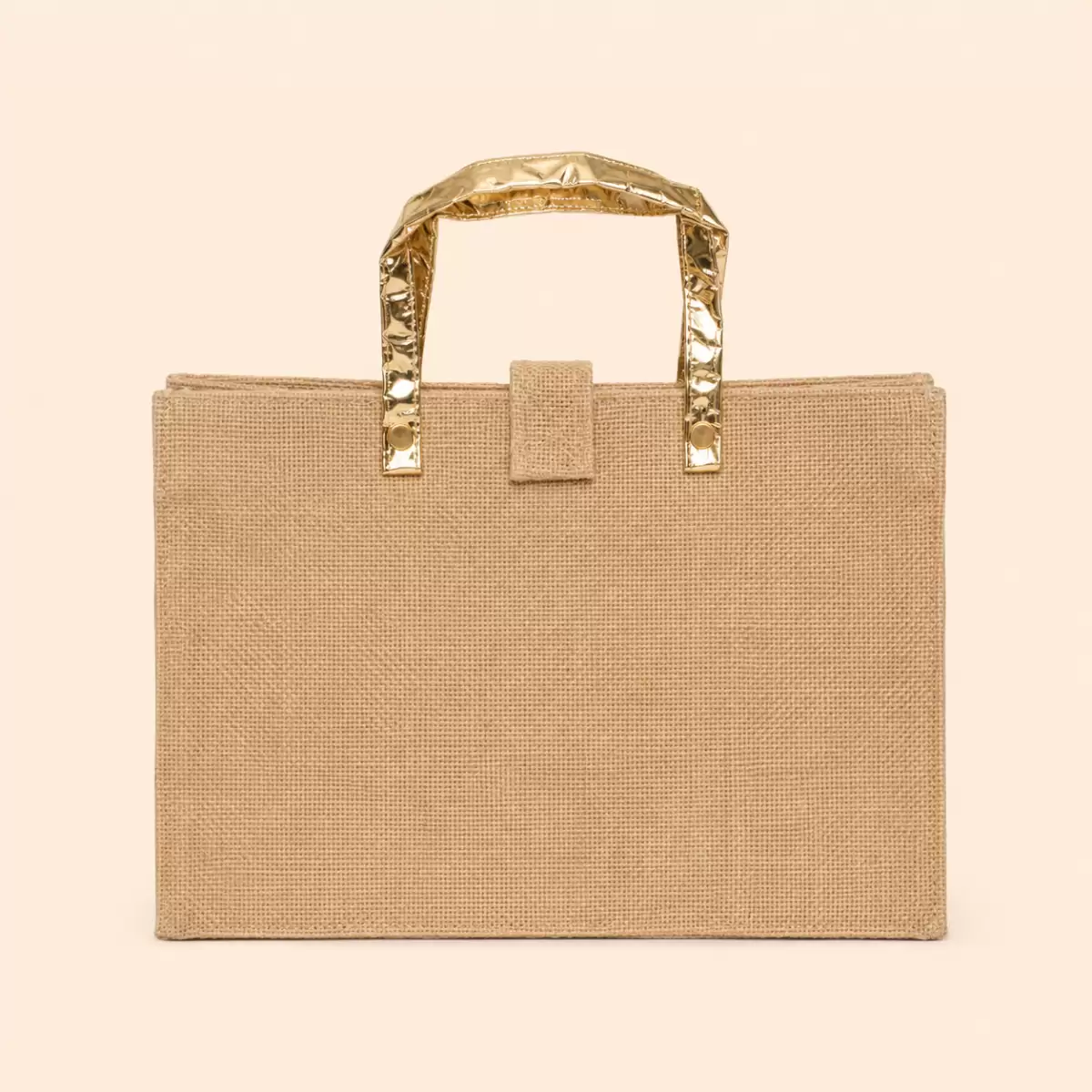 Brown Jute Shopping Bag
