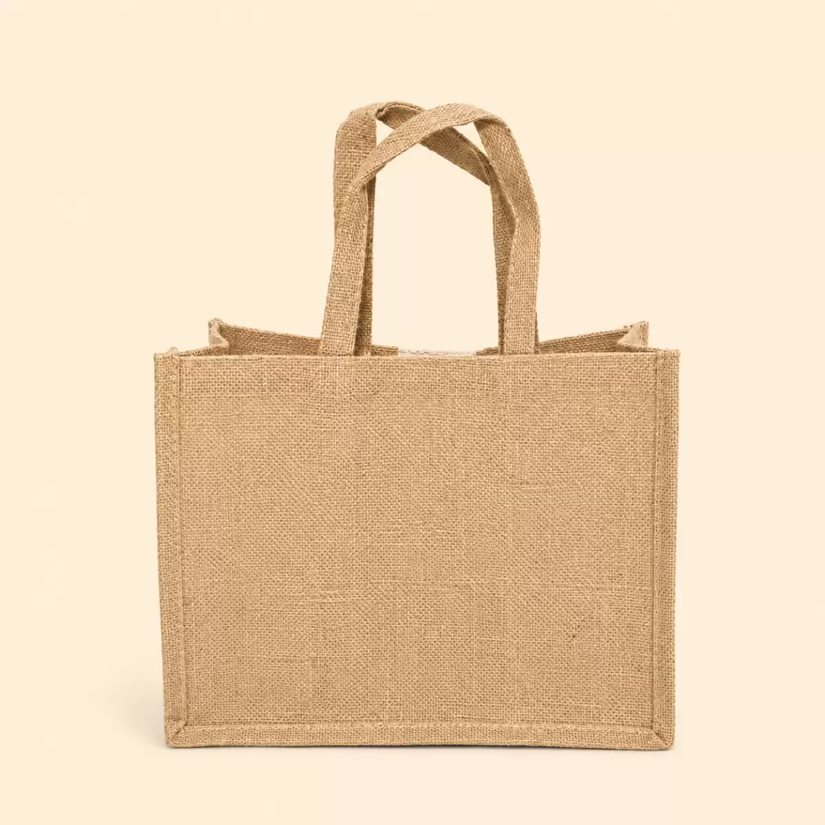 Brown Jute Hand Bag