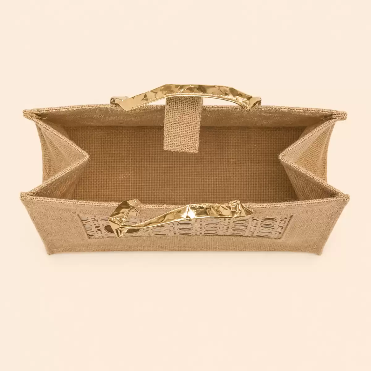 Brown Jute Shopping Bag