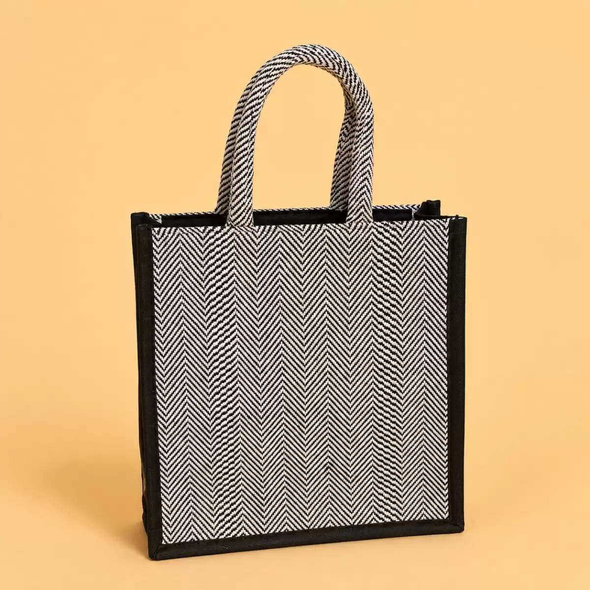 Gray Hemp Shopping Bag