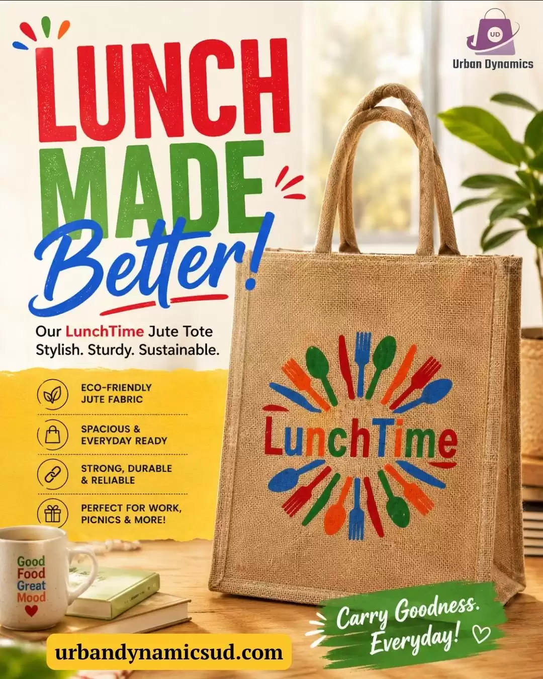 Jute Lunch Bag
